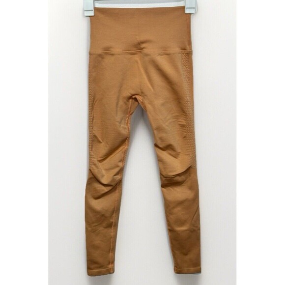 Alphalete Womens Leggings Amplify Contour Burnt Orange Size Small - Picture 2 of 7